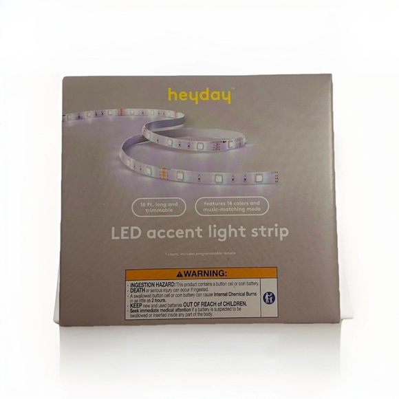 heyday Led Accent Color Changing Light Strip with IR Controller "NEW" | 16 Ft - Picture 1 of 9